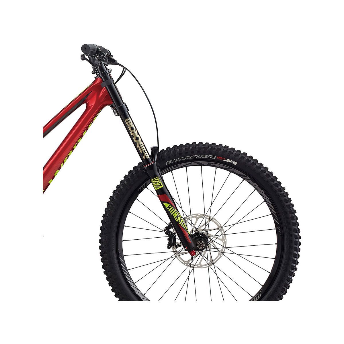 Specialized S-Works Demo 8 FSR Carbon 650B, gloss candy red fade/black/hyper green - Bild 5