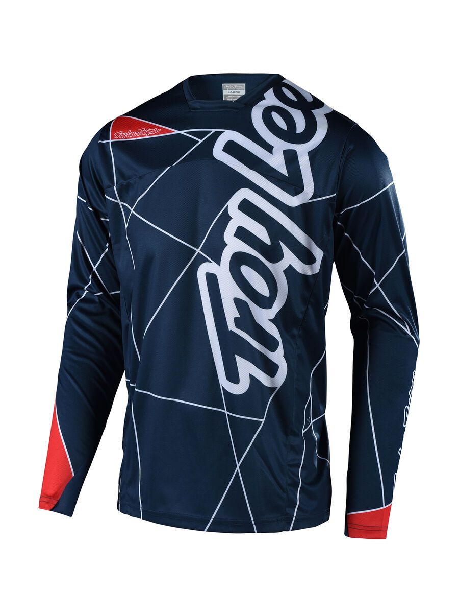 TroyLee Designs Sprint Metric Jersey, navy/red - Bild 1