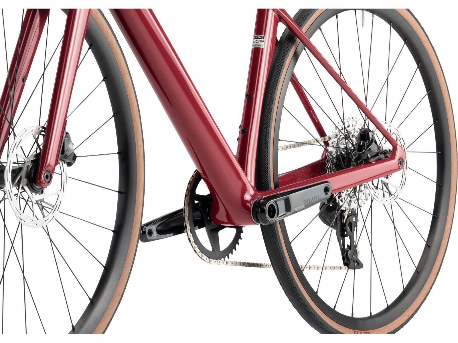 BMC Roadmachine X Two, dark red/sand - Bild 6