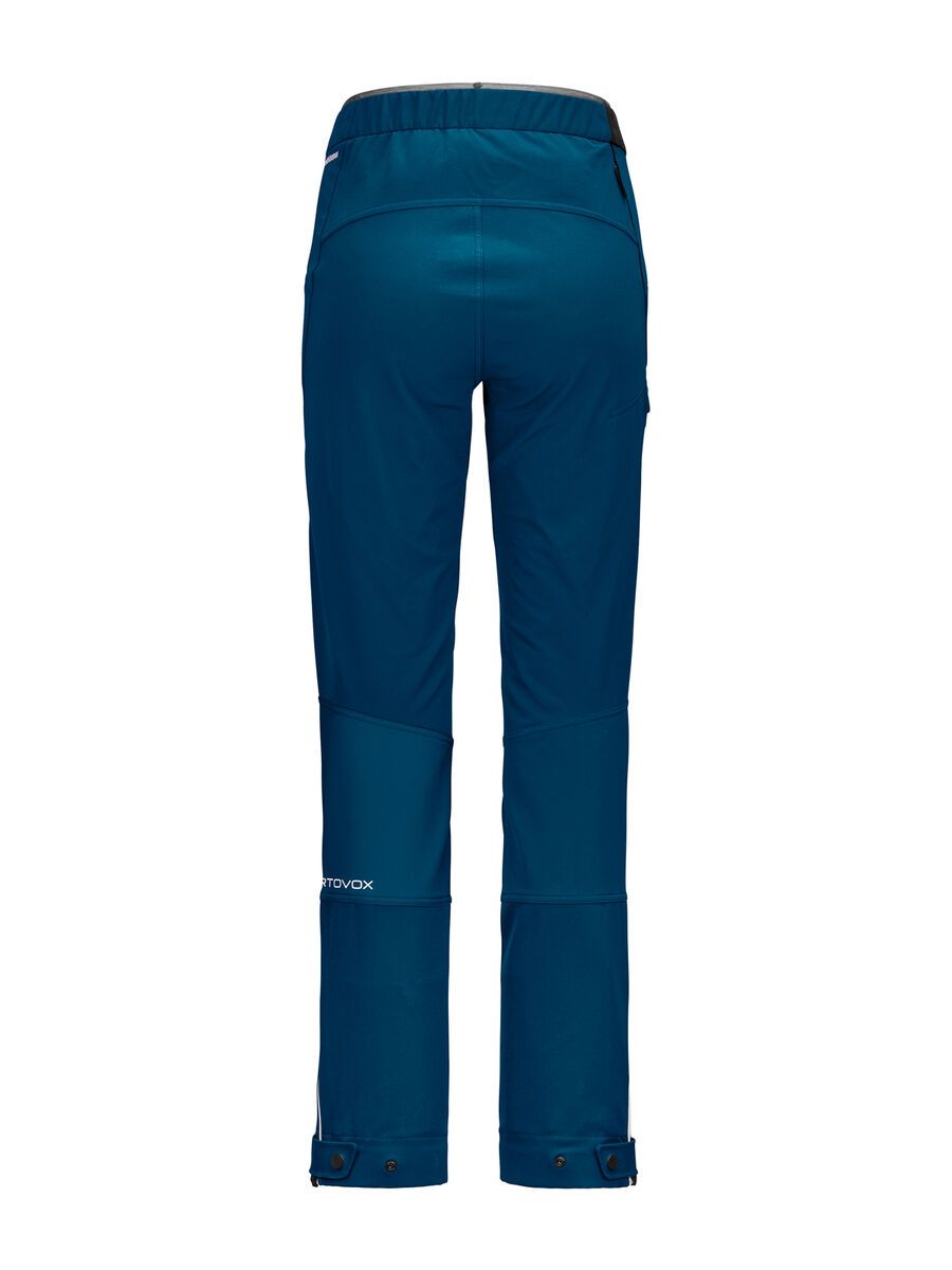 Ortovox Merino Naturtec Light Col Becchei Pants W, petrol blue - Bild 2