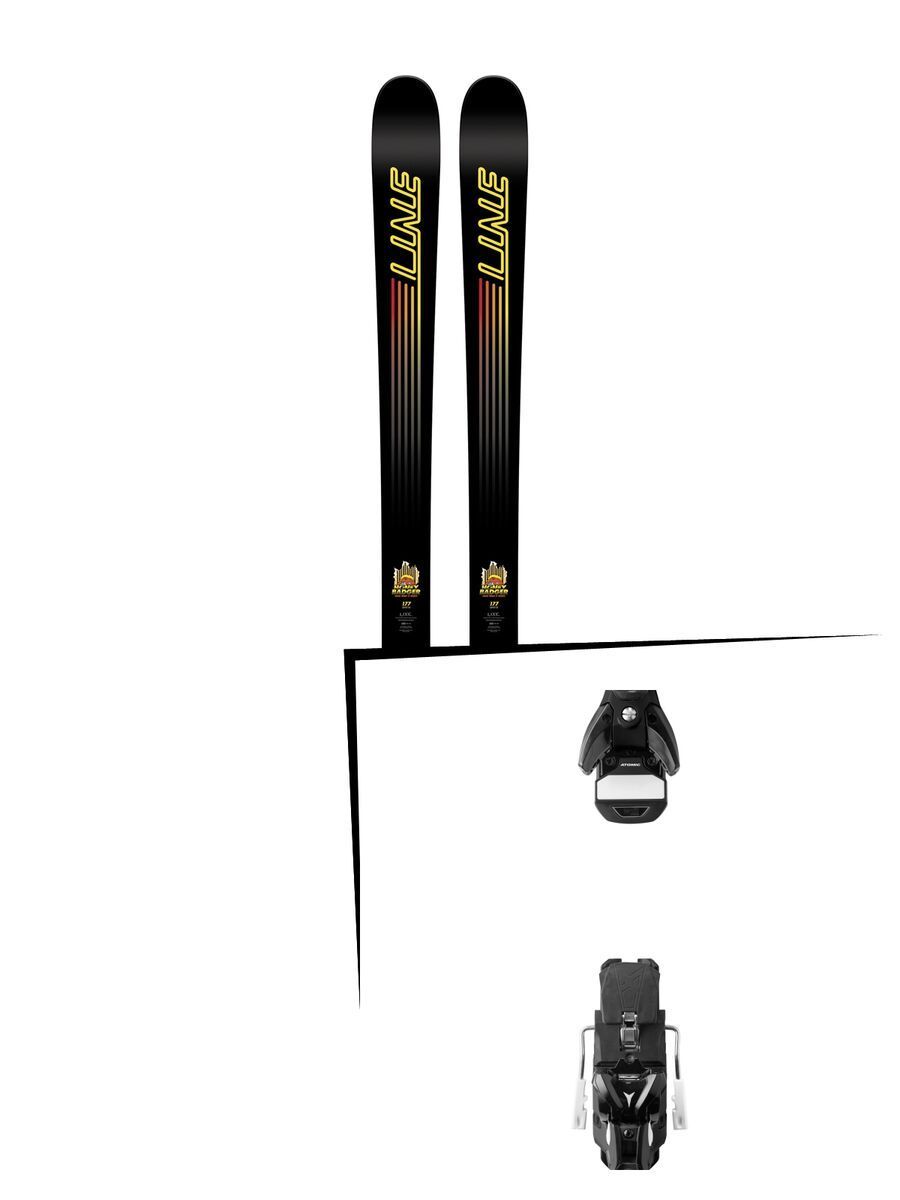 Set: Line Honey Badger 2018 + Atomic STH 13 WTR black/gun metal - Bild 1