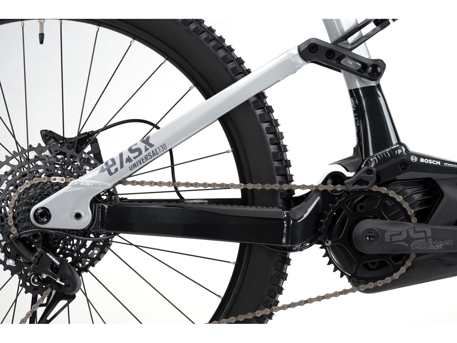 Ghost E-ASX 130 Universal AL, metallic anthracite/light gray - glossy/matt - Bild 13