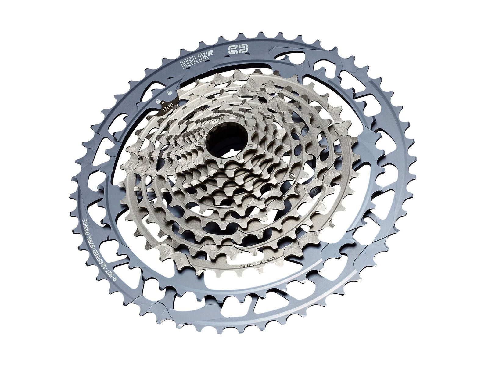 e*thirteen Helix Race - 12-fach, nickel grey - Bild 2