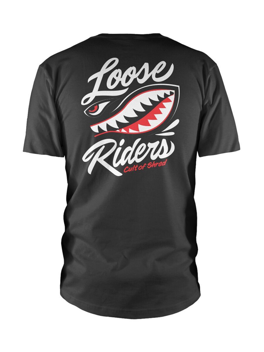 Loose Riders Airshark Shortsleeve Jersey, black - Bild 2