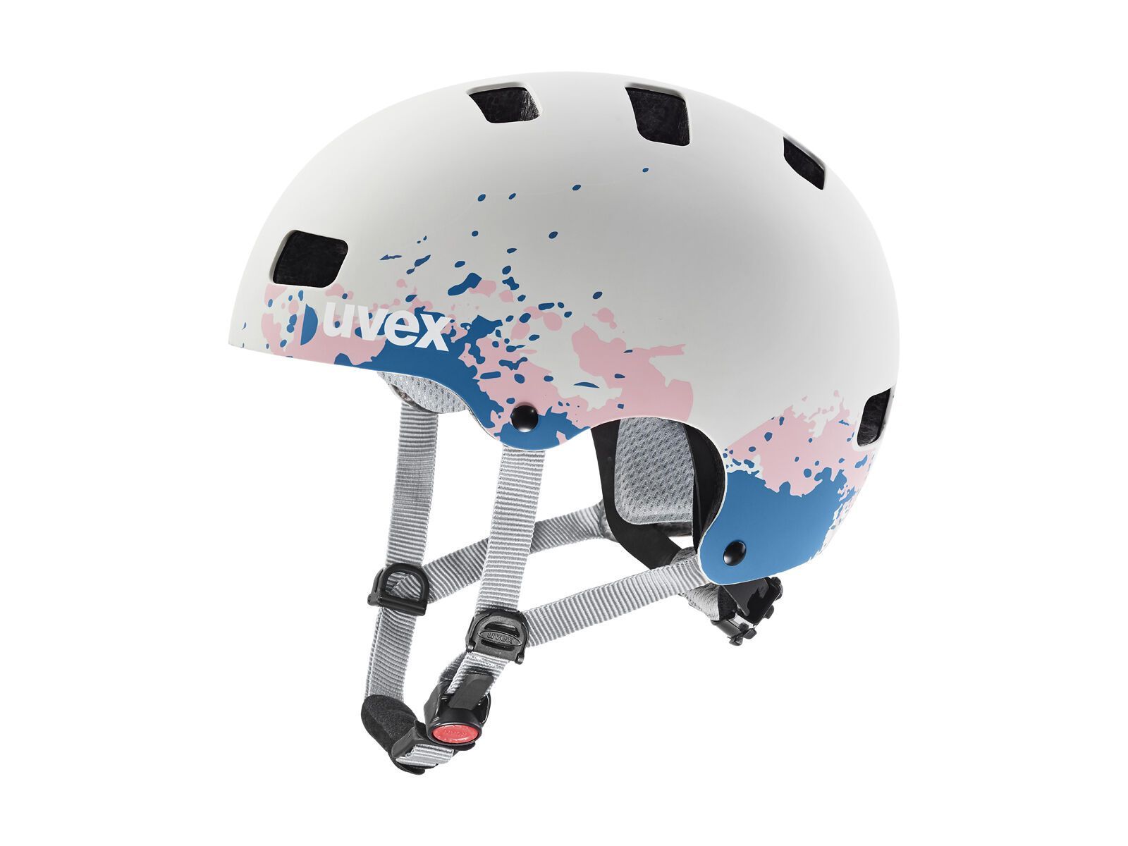 uvex kid 3 cc, grey/grapefruit mat - Bild 1