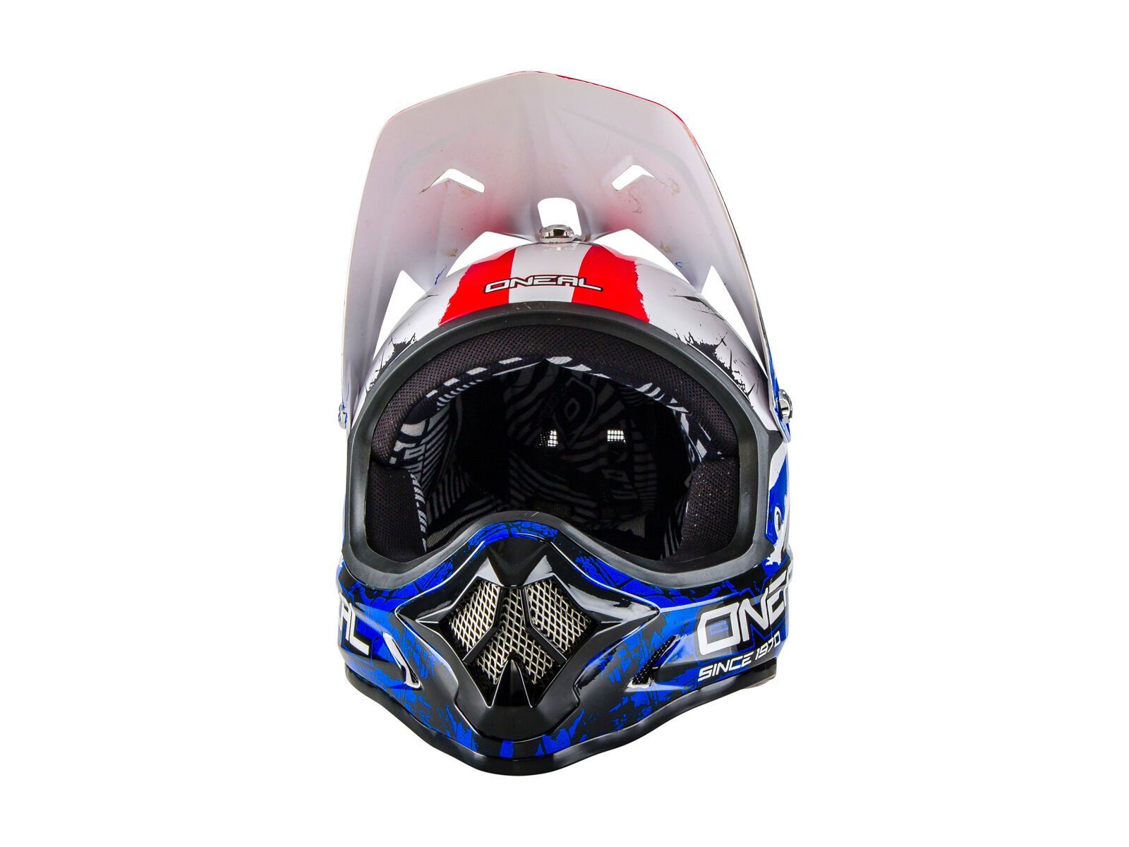 ONeal Backflip Fidlock DH Helmet RL2 Shocker, black/red/blue - Bild 2