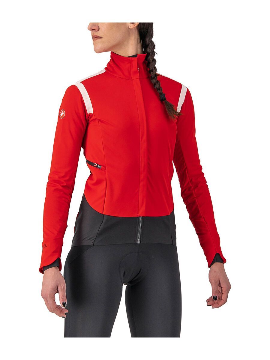 Castelli Alpha RoS 2 W Jacket, red/white-silver gray - Bild 1
