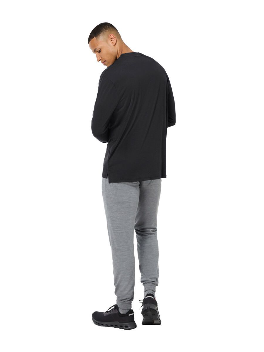 super.natural Casual Rib Bio J LS Herren, jet black - Bild 4