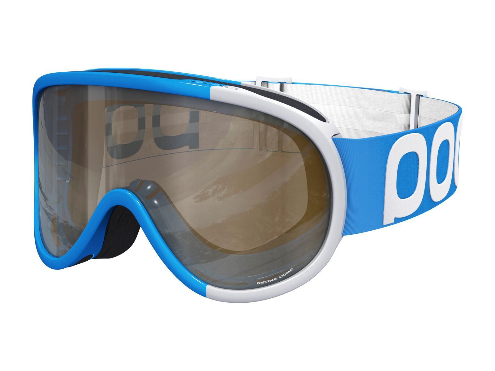 POC Retina Comp inkl. Wechselscheibe, terbium blue/Lens: smokey yellow, clear - Bild 1