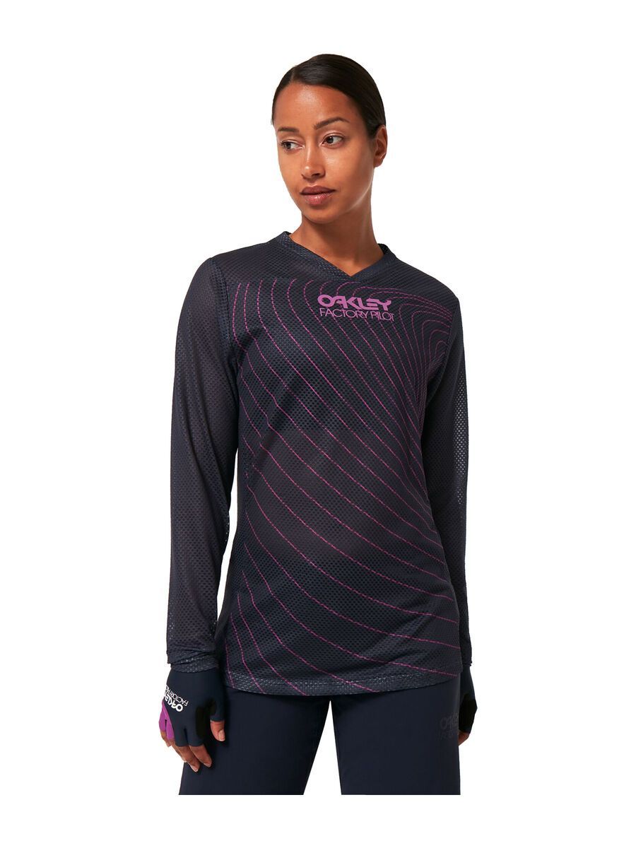 Oakley Wmns Factory Pilot RC LS Jersey, fathom - Bild 5