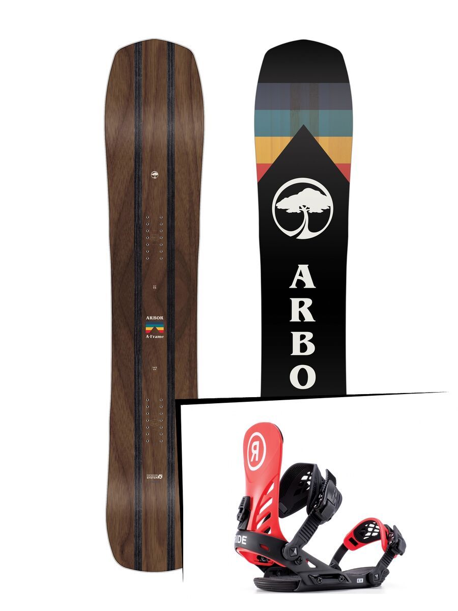 Set: Arbor A-Frame 2019 + Ride EX red - Bild 1