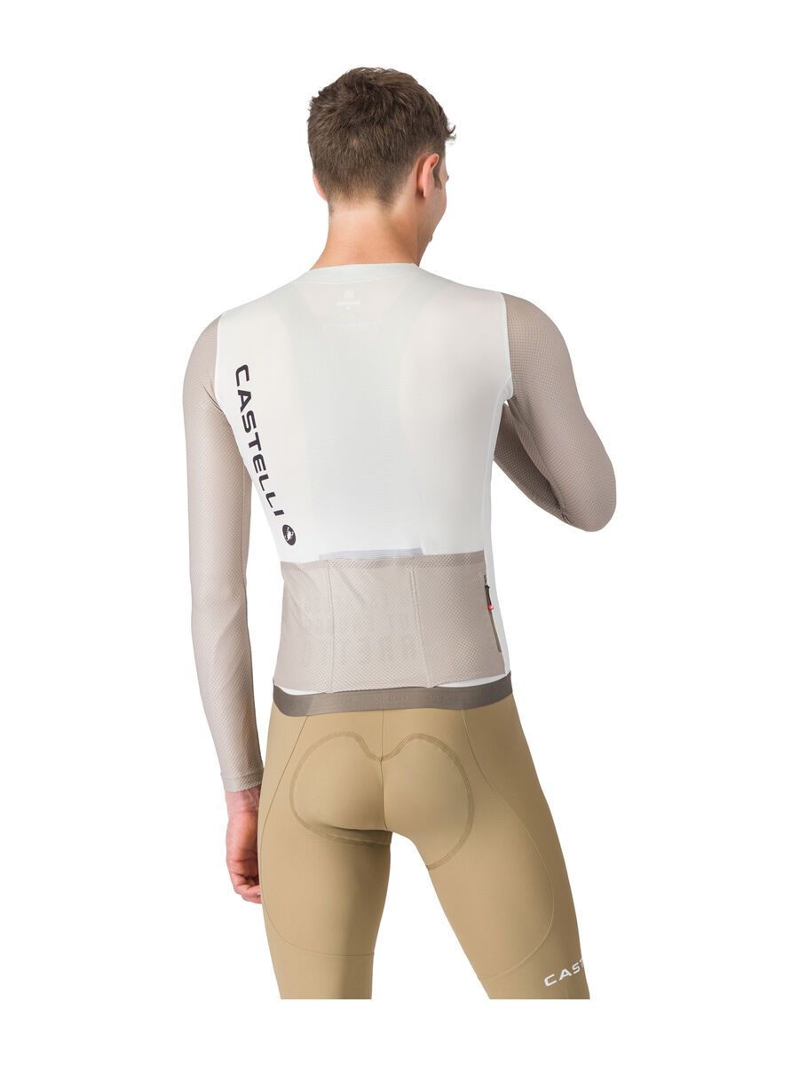 Castelli Corretto LS Jersey, ivory/clay-black - Bild 2