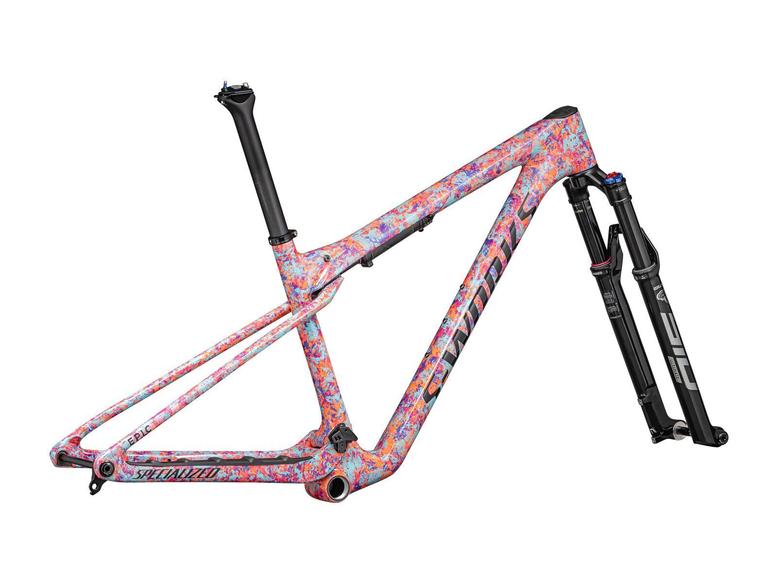 Specialized S-Works Epic World Cup Frameset, gloss lagoon blue