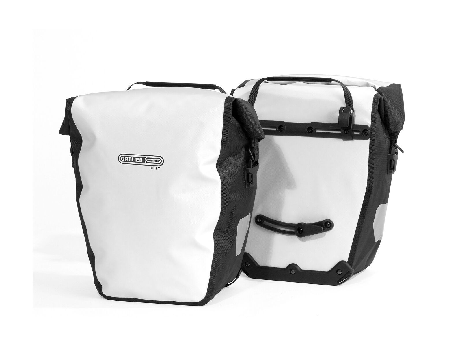 *** 2. Wahl *** ORTLIEB Back-Roller City, weiß-schwarz - Fahrradtasche | - Bild 3