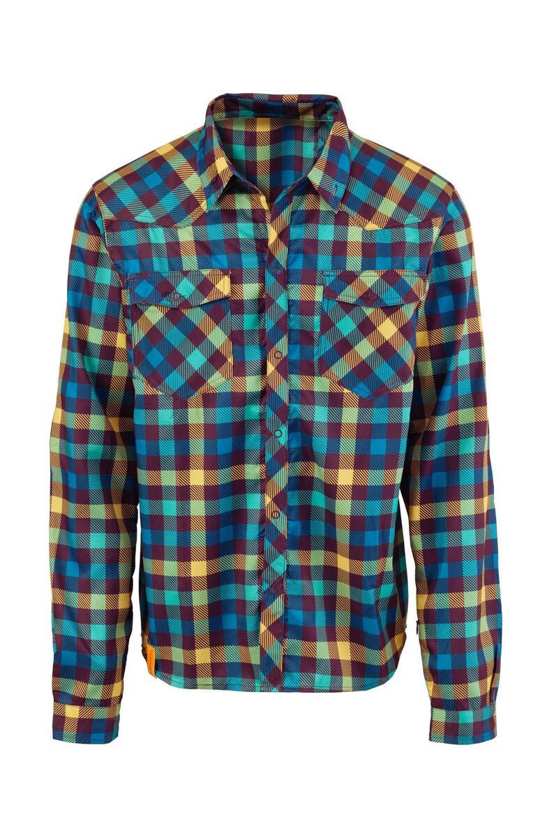 Scott Shirt Button Roarban l/sl, dark violent/gold - Bild 1