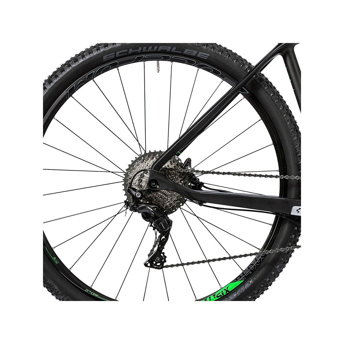 Cube Reaction GTC Race 29, carbon´n´green - Bild 4