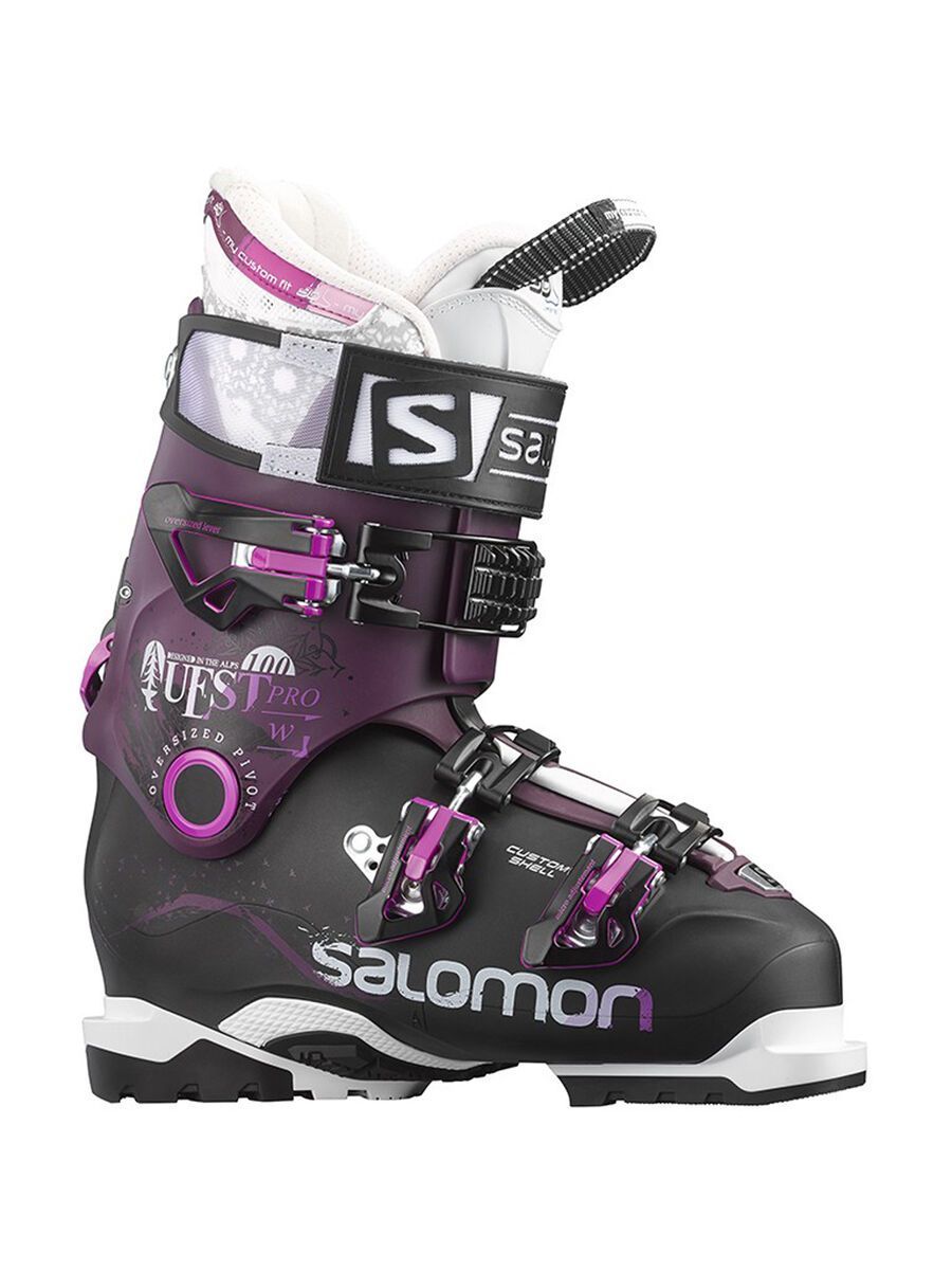 Salomon QST Pro 100 W, black/burgendy - Bild 1
