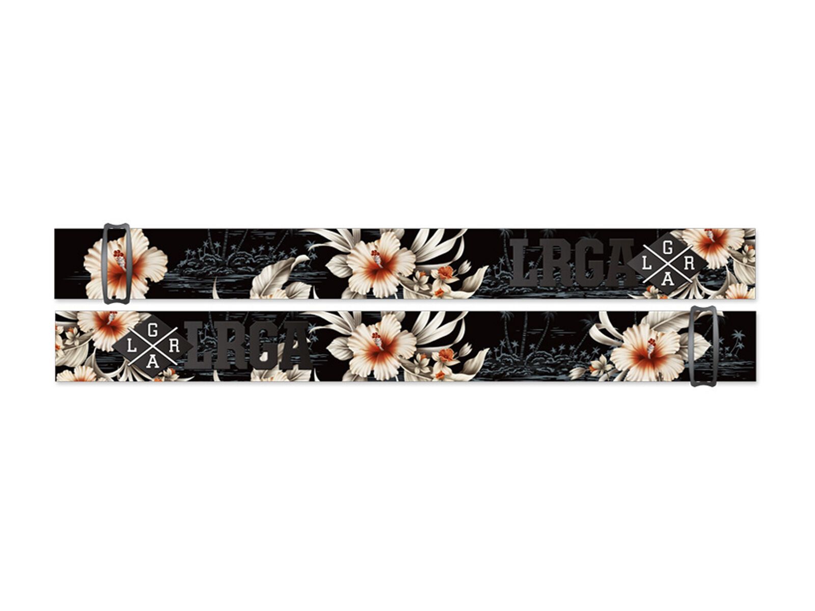 Loose Riders C/S Goggle Strap Black Island, black/white - Bild 1
