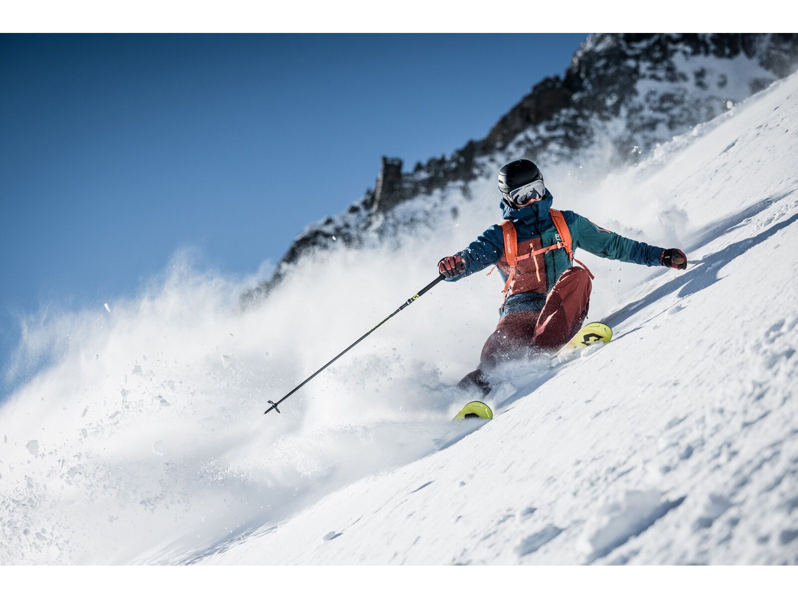 Ortovox 3L Deep Shell Bib Pants M, green pine - Bild 6