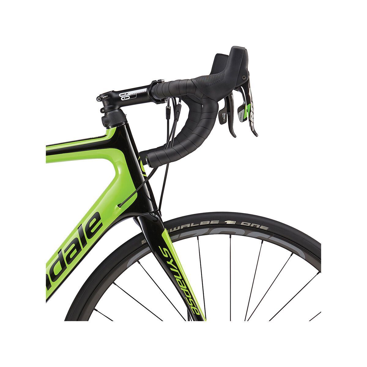 Cannondale Synapse Hi-Mod Disc Red, berzerker green w/ jet black - Bild 5