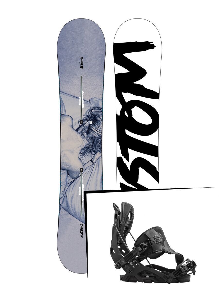 Burton Set: Custom Twin 2016 + Flow Fuse Hybrid - Bild 1
