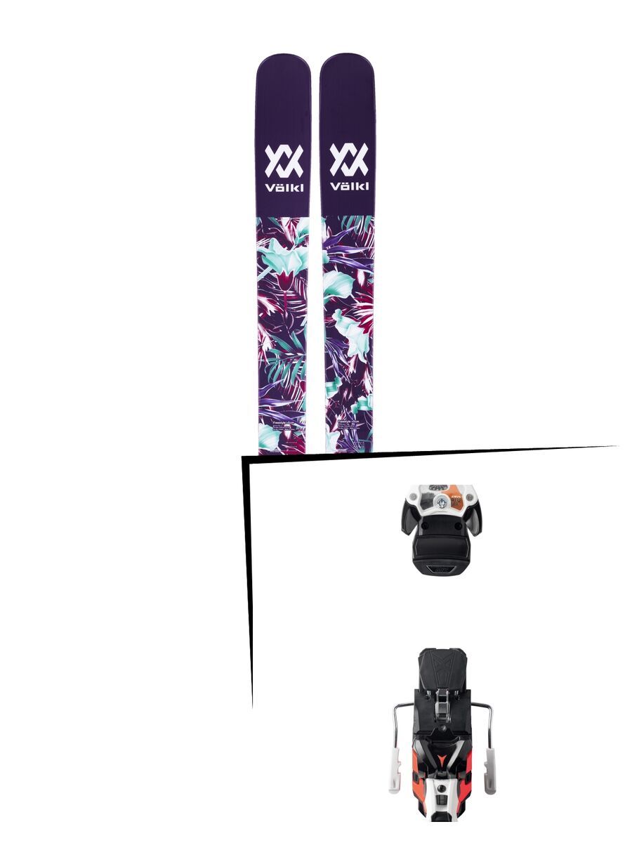 Set: Völkl Bash 116 W 2018 + Atomic Warden MNC 13 white/black/orange - Bild 1