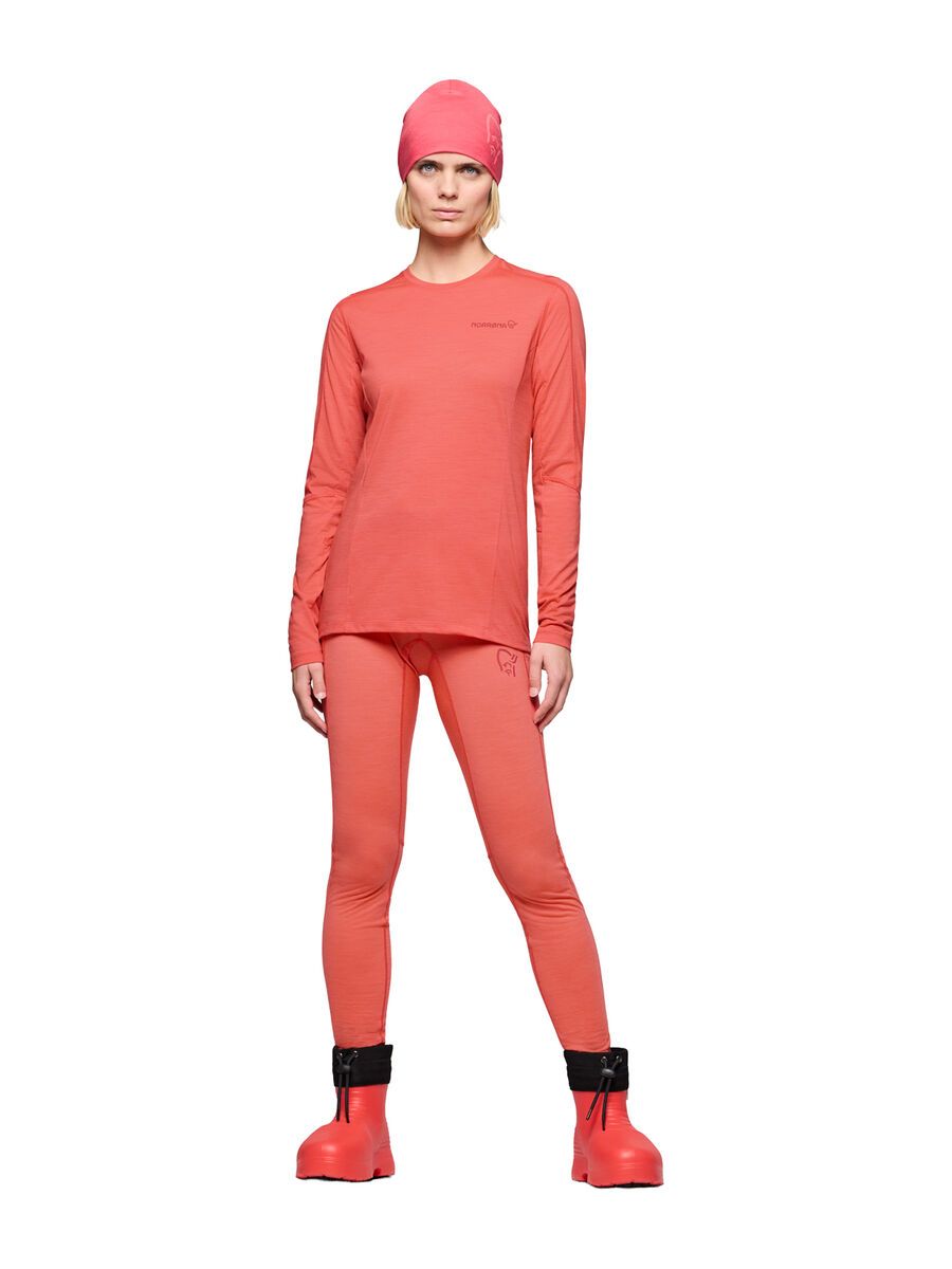 Norrona falketind equaliserUll Long Sleeve W's, deep sea coral - Bild 4