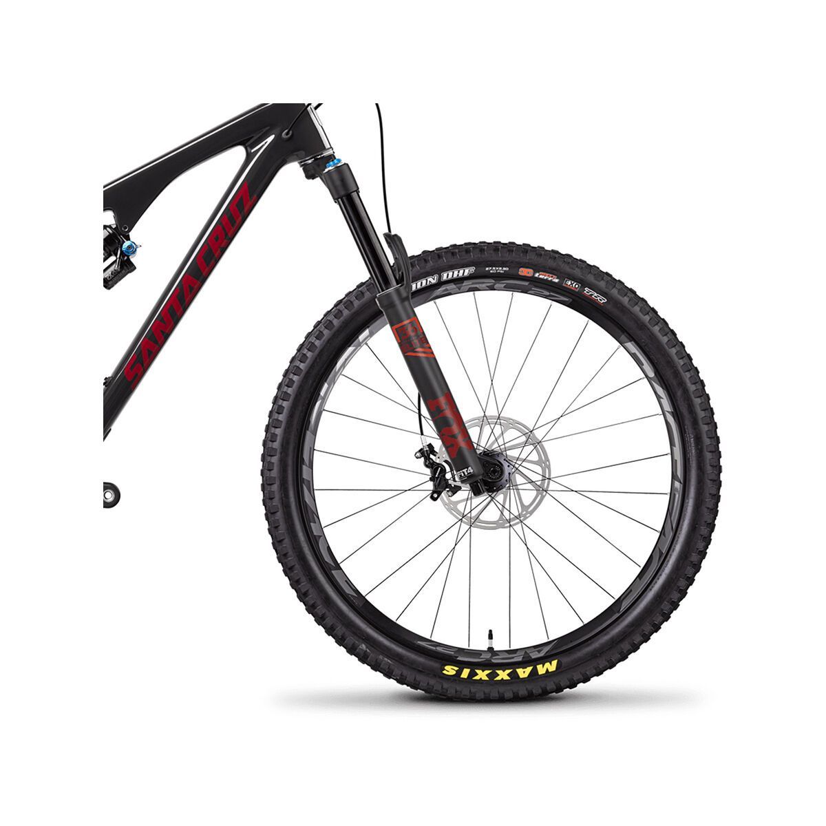 Santa Cruz Bronson CC X01, gloss carbon and sriracha - Bild 3