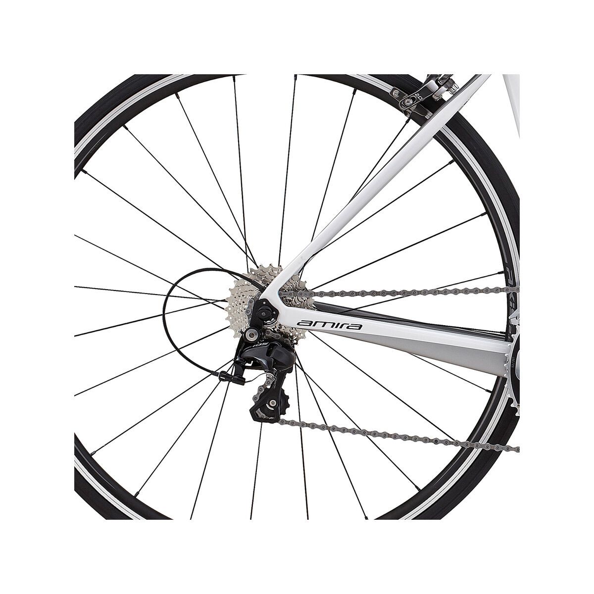 Specialized Amira SL4 Sport, gloss met white/charcoal/silver - Bild 4