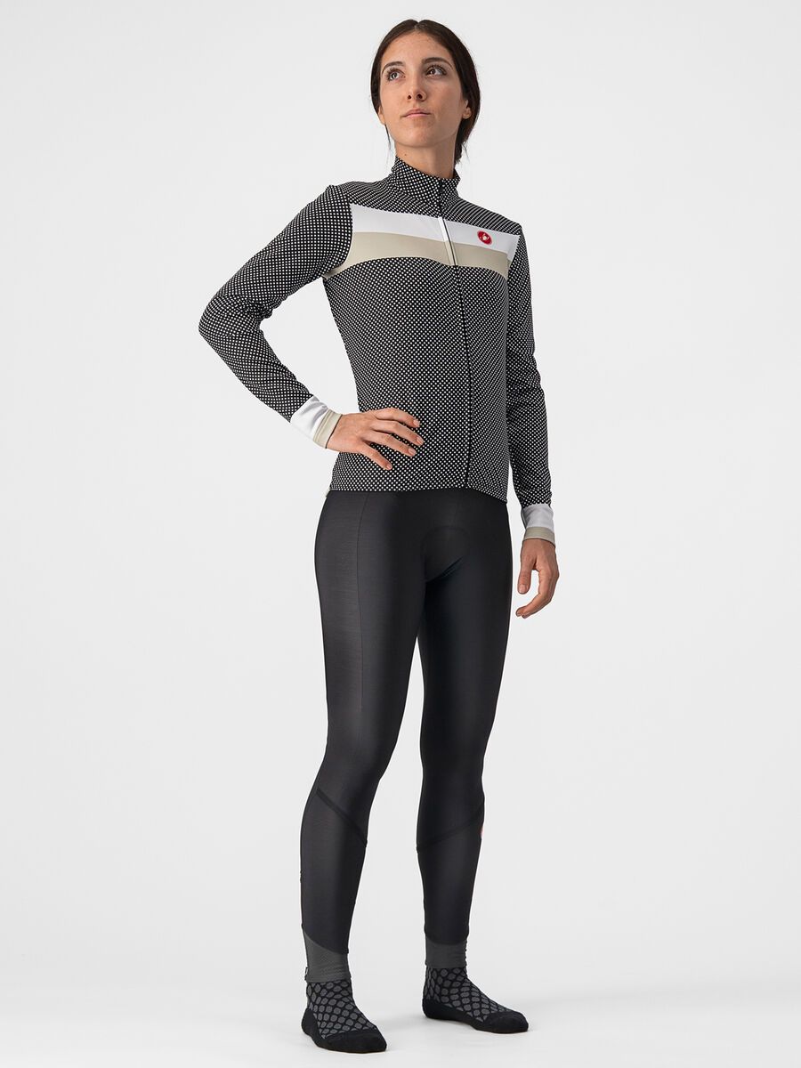Castelli Volare LS Jersey, black/white-chalk - Bild 6