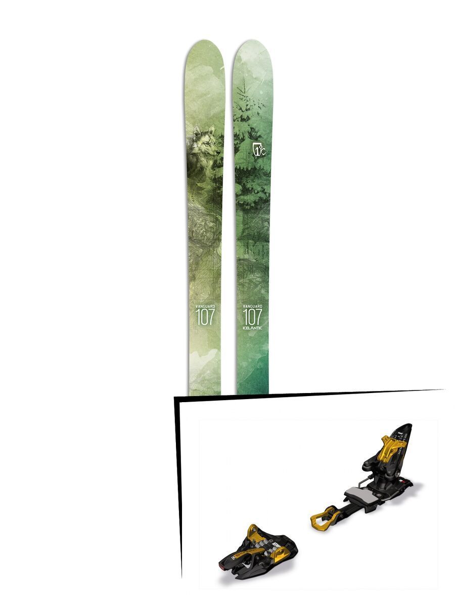 Set: Icelantic Vanguard 107 2017 + Marker Kingpin 10 (1289301) - Bild 1