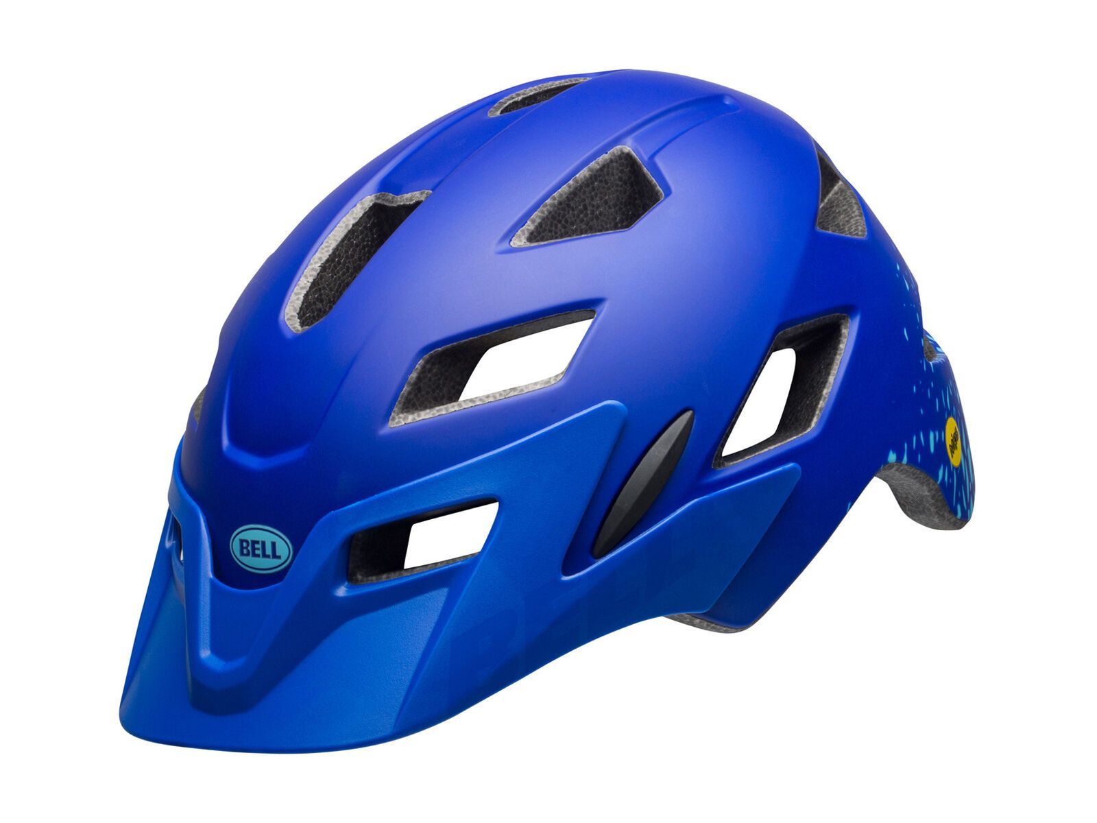 Bell Sidetrack Youth MIPS, matte pacific/sky fragments - Bild 1