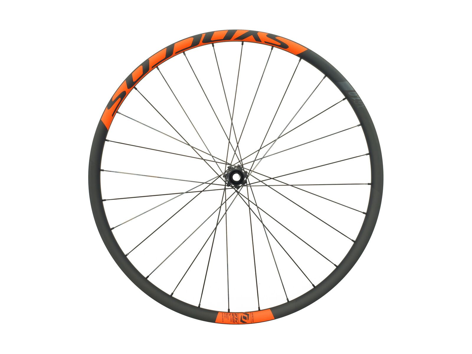 Syncros XR1.0 Carbon Boost 110 mm, 27.5 Zoll, black matt/orange - Bild 1