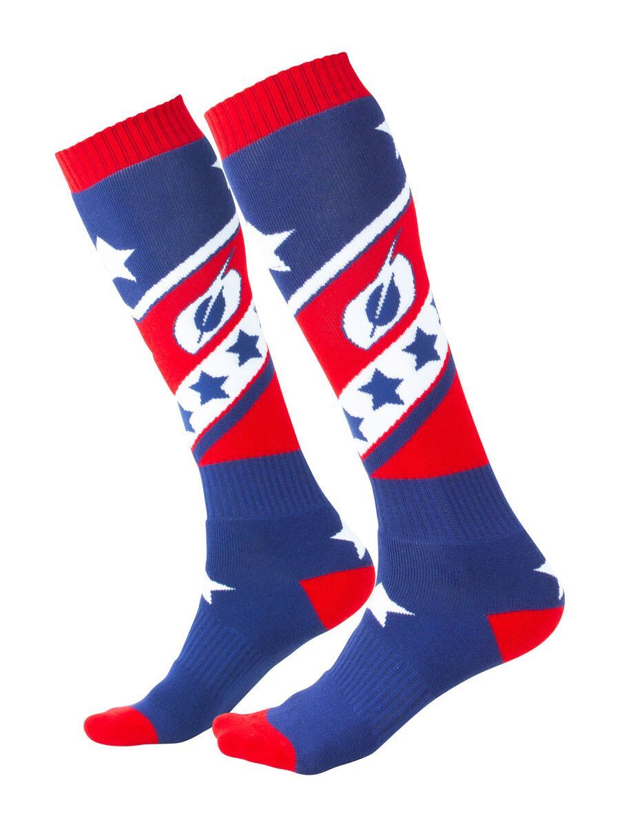 ONeal Pro MX Socks Stars, red/blue - Bild 2