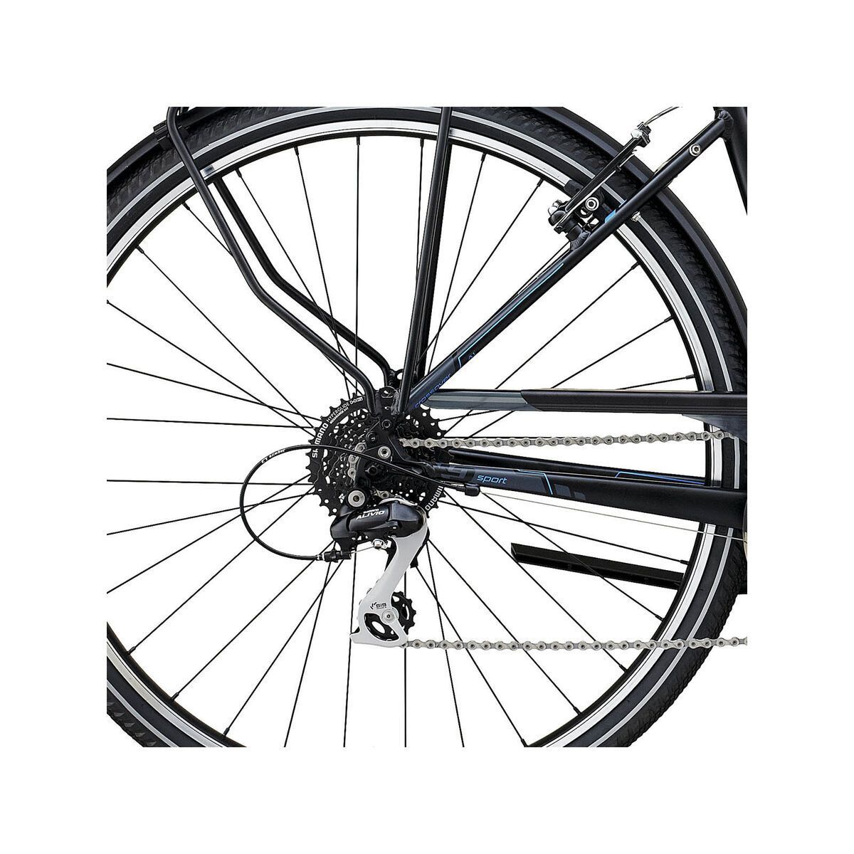 Specialized Crossover Sport Step, Black/Neon Blue/Graphite - Bild 4