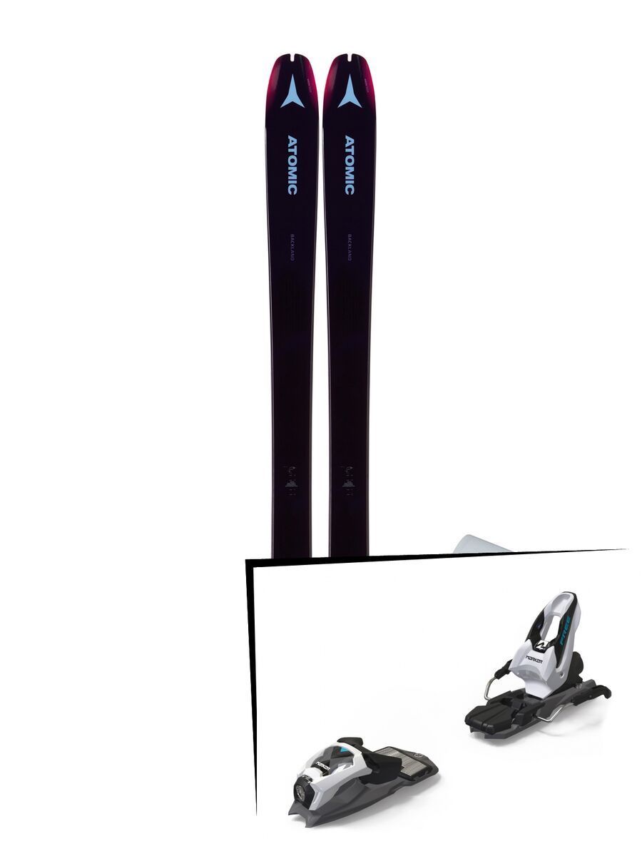 Set: Atomic Backland 85 W + Hybrid Skin 85 2019 + Marker Free 8 black/white - Bild 1