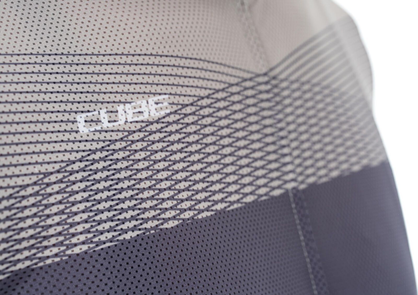 Cube ATX Trikot Full Zip kurzarm, beige´n´grey - Bild 4