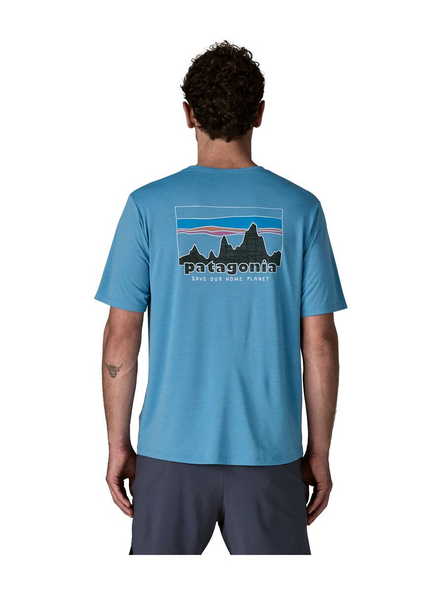 Patagonia Men's Cap Cool Daily Shirt - '73 Skyline, shore blue/light shore blue x-dye - Bild 5