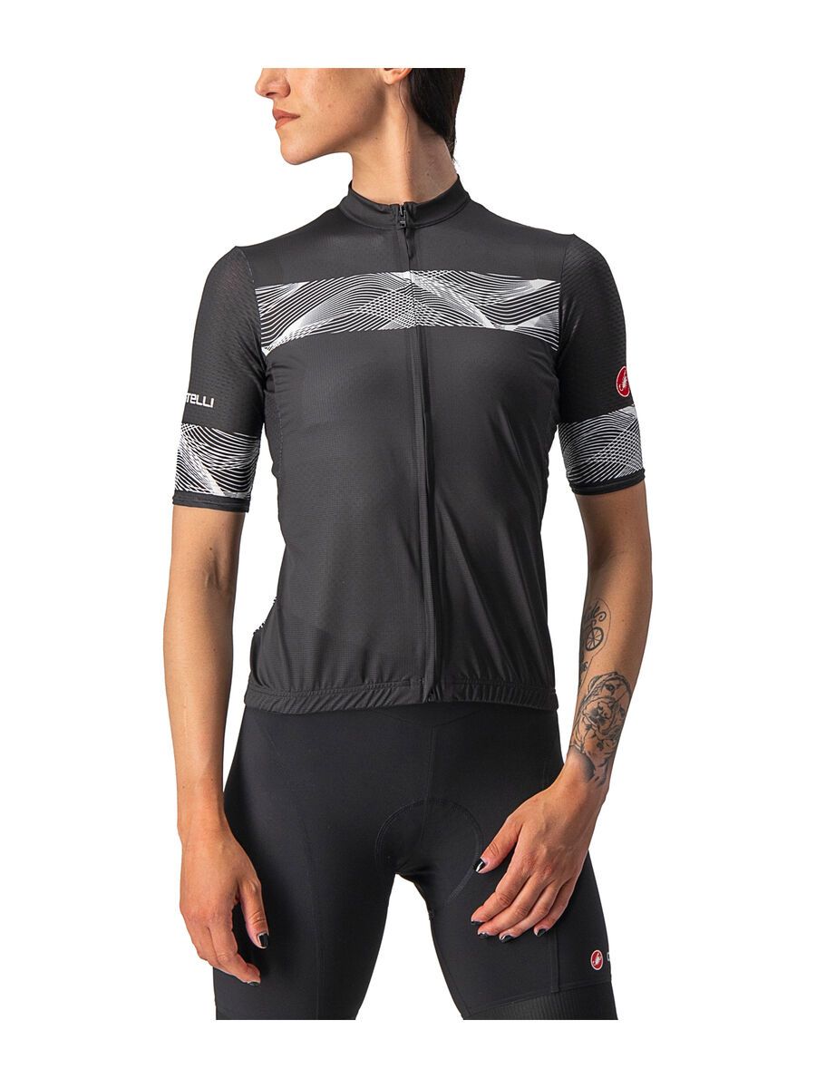 Castelli Fenice Jersey, light black/white - Bild 1
