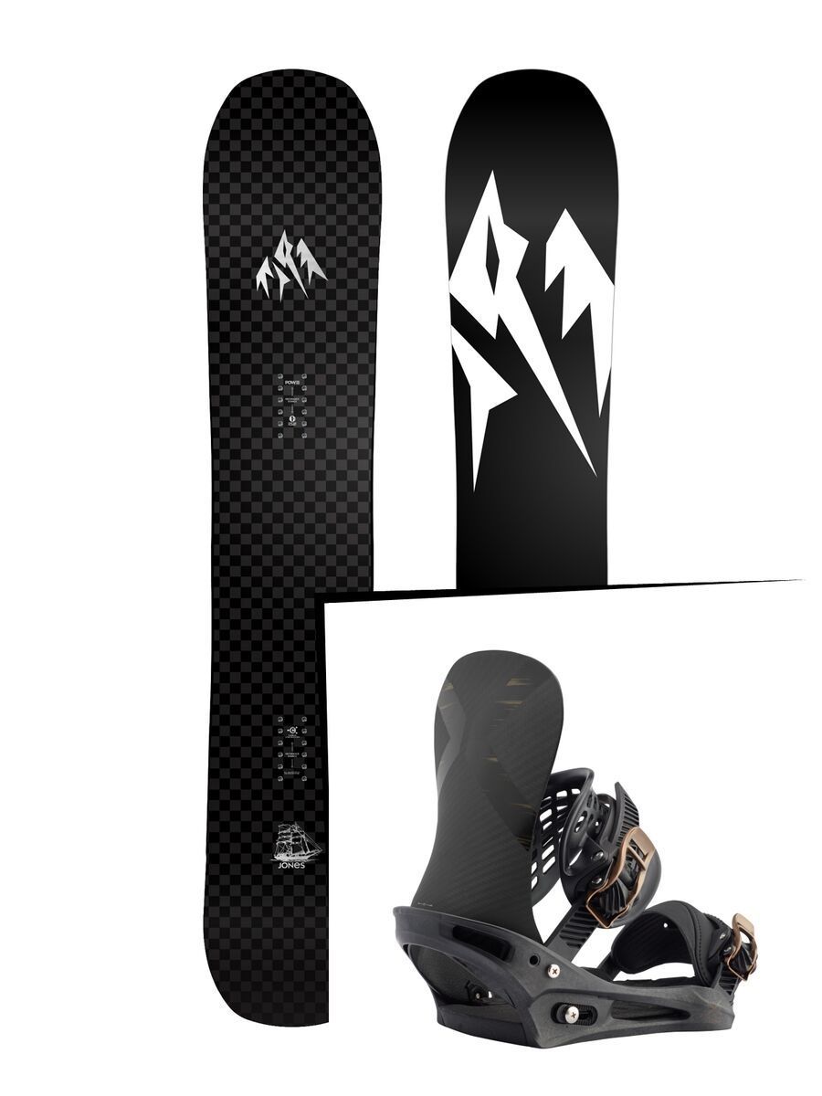 Set: Jones Carbon Flagship 2017 + Burton X-Base (1712954S) - Bild 1