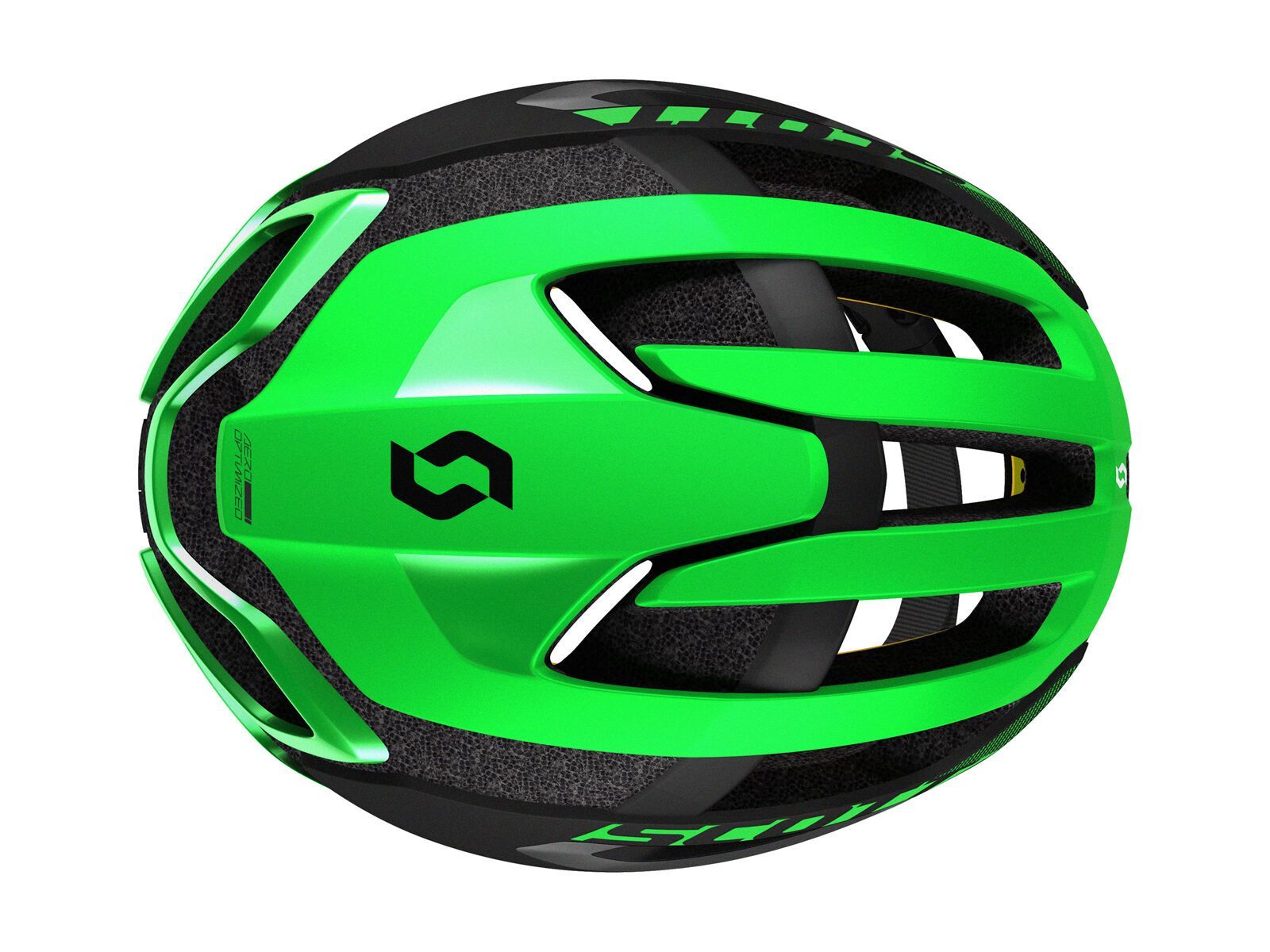 Scott Centric Plus Helmet, green flash/black - Bild 3