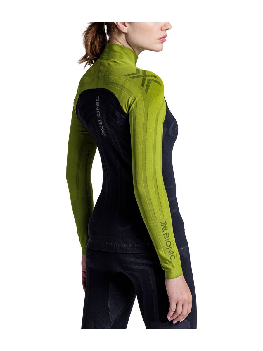 X-Bionic Heatloop Shirt LS Wmn, moss green/x black - Bild 11