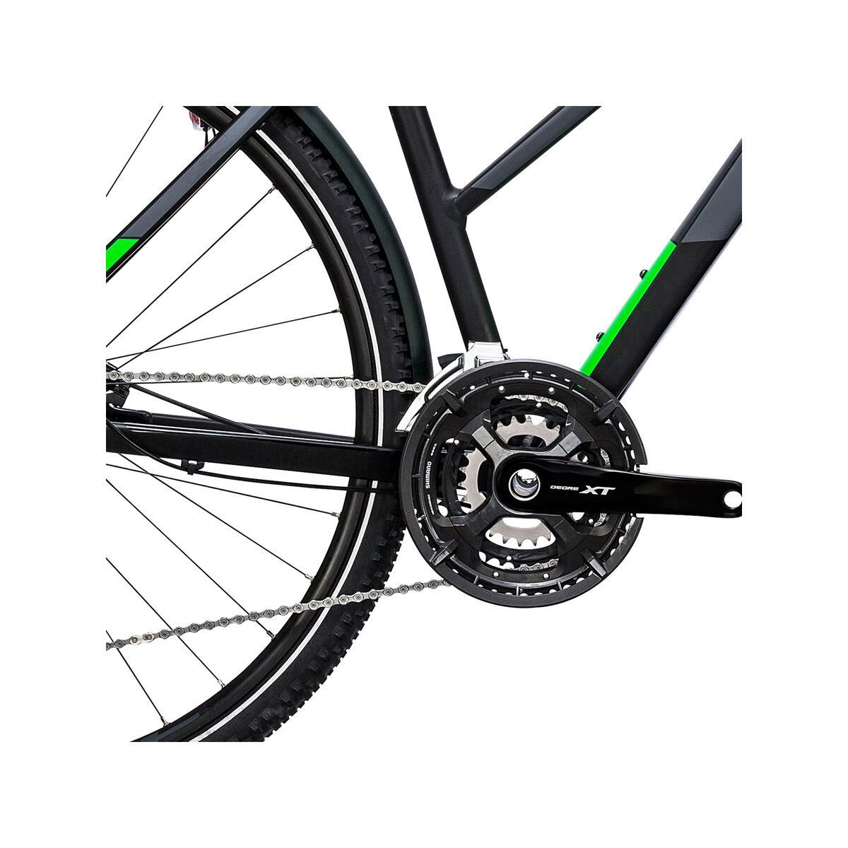 Cube Cross Allroad Trapeze, black´n´flashgreen - Bild 3