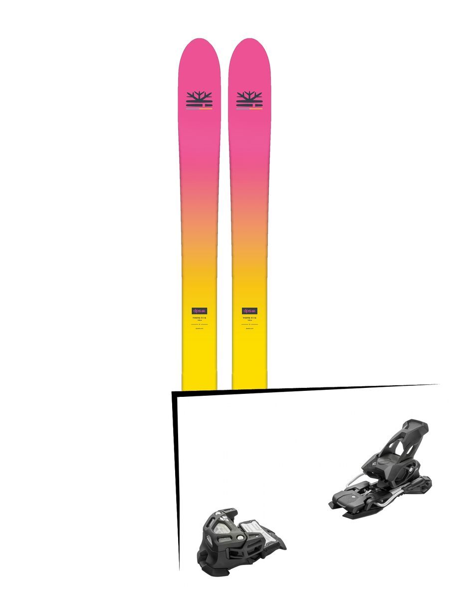 Set: DPS Skis Yvette 112 RP2 Foundation 2018 + Tyrolia Attack 14 AT solid black - Bild 1