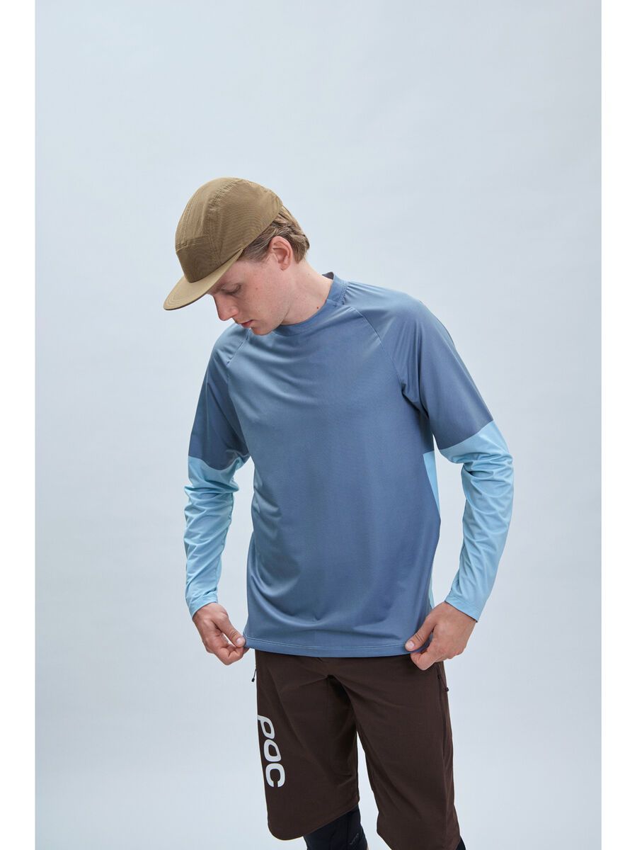 POC M'S ESSENTIAL MTB LS JERSEY 長袖ジャージ POC M's Essential MTB LS Jersey, calcite blue | BIKER-BOARDER.DE
