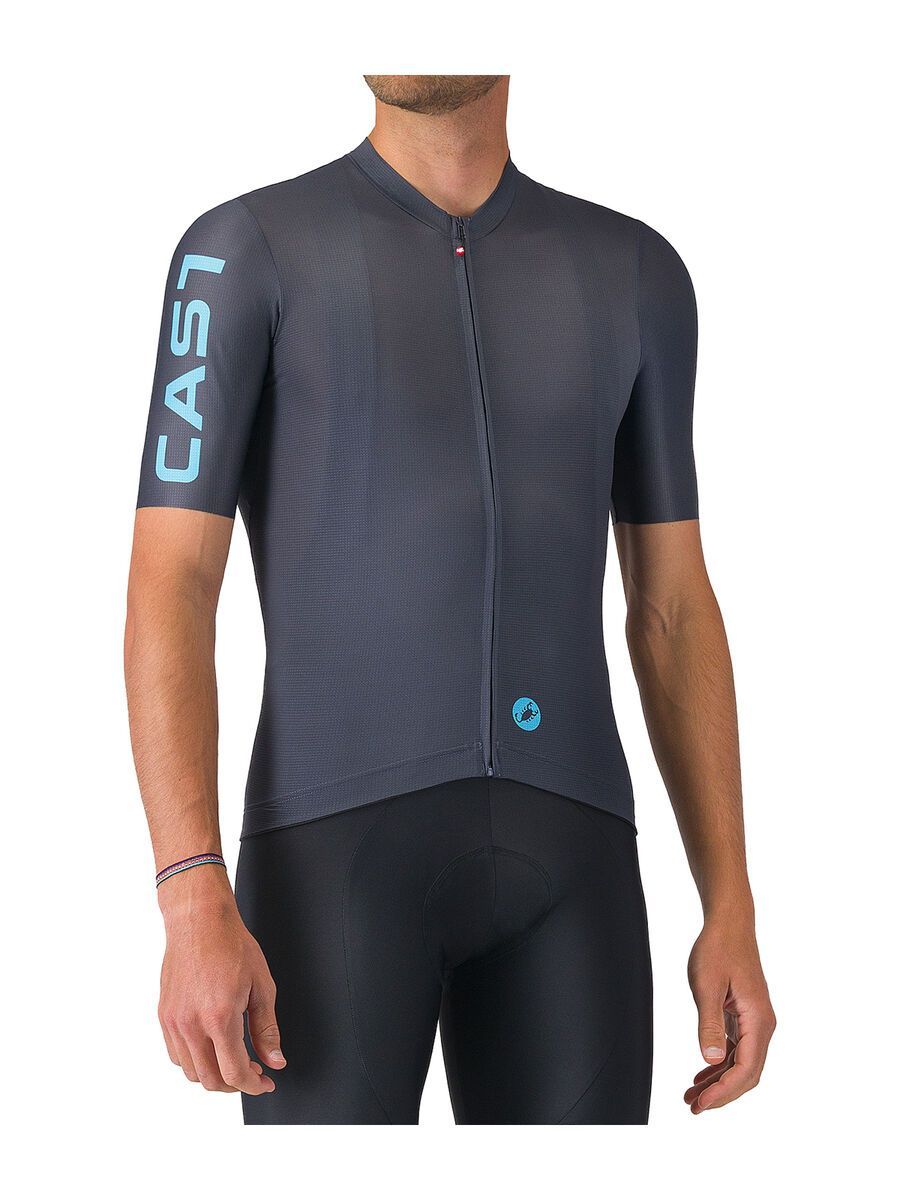 Castelli Entrata Apex Jersey, twilight blue/neon cobalt - Bild 1