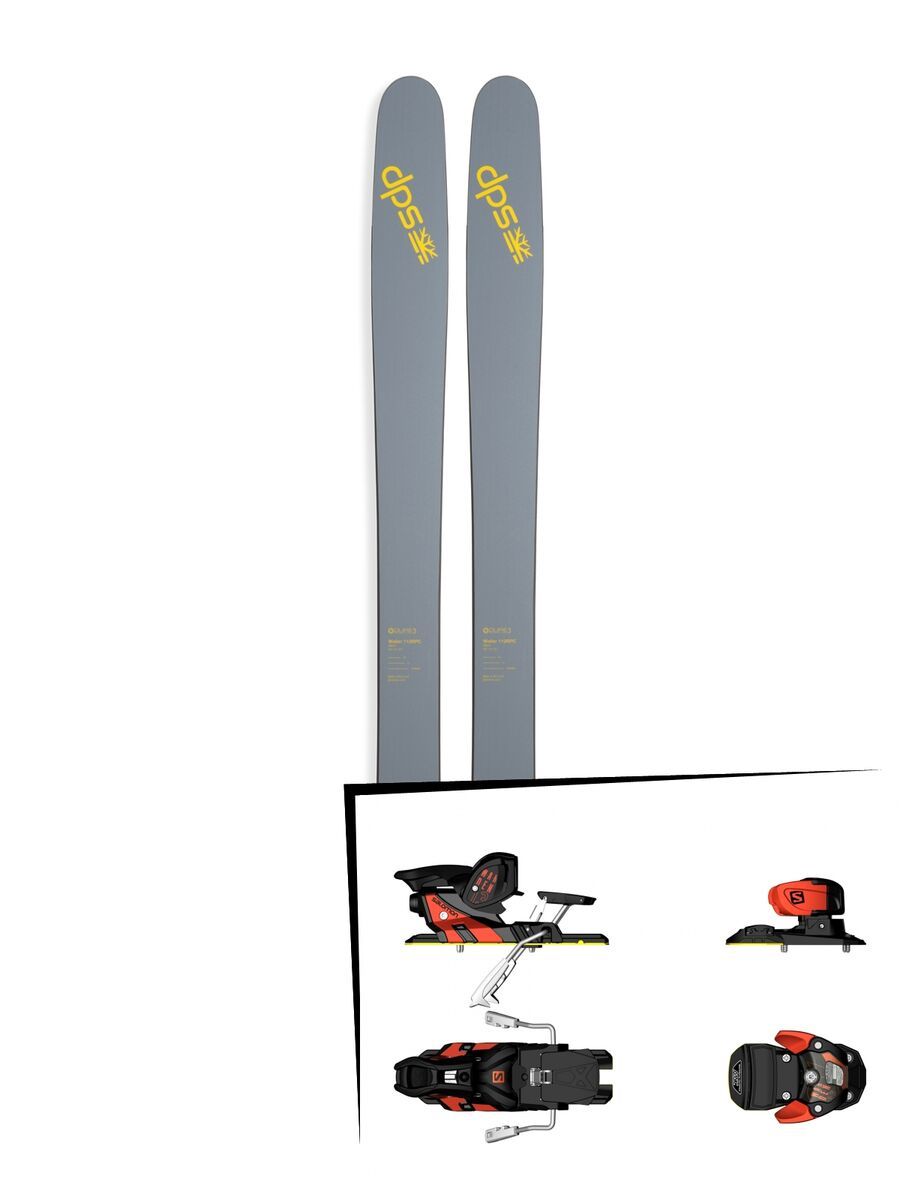 DPS Skis Set: Wailer 112 RPC Pure3 2016 + Salomon Warden MNC 13 - Bild 1