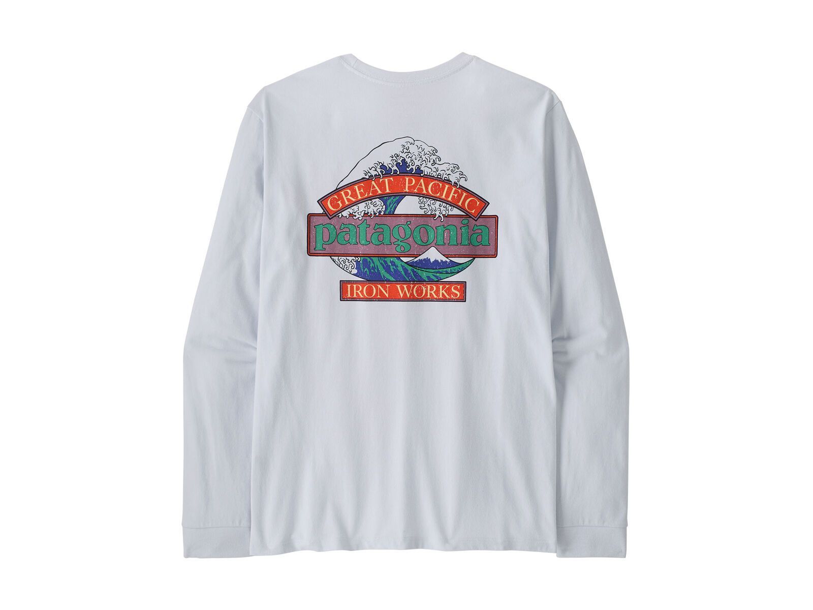 Patagonia Men's Long-Sleeved Great Waves Responsibili-Tee, white - Bild 1