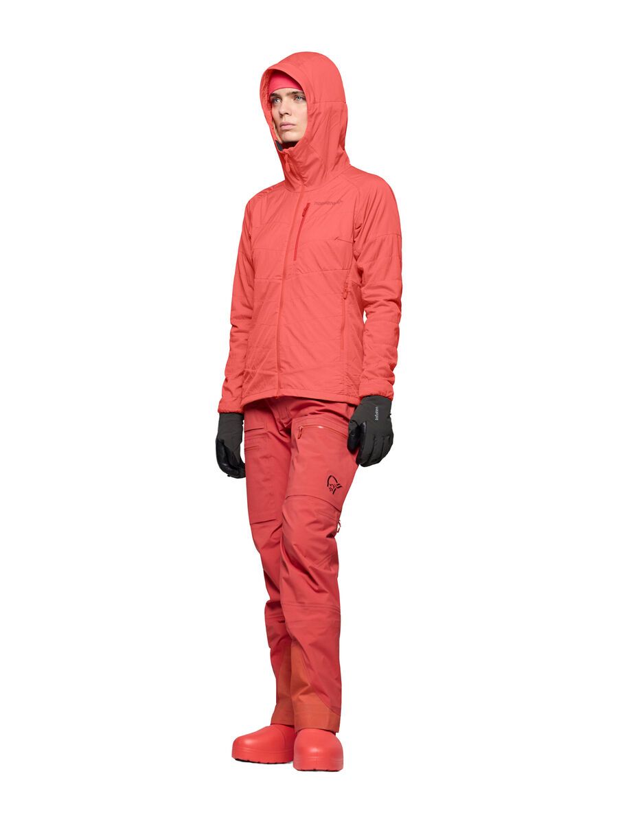 Norrona lyngen thermo100active Zip Hood W's, deep sea coral - Bild 6