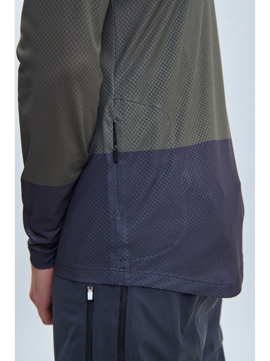 POC MTB Pure LS Jersey, epidote green/sylvanite grey - Bild 7